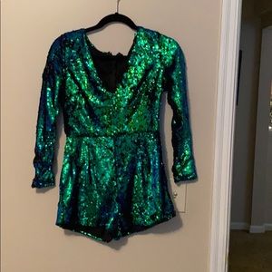 Sequined outfit!
